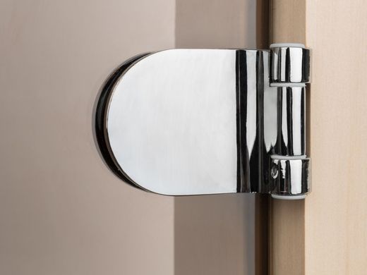 Стеклянная дверь для бани и сауны GREUS Classic матовая бронза 80/200 липа фото 10
