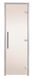 Стеклянная дверь для хамама GREUS Premium 80/200 бронза матовая 109004 фото - 1