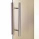 Стеклянная дверь для хамама GREUS Premium 80/200 бронза матовая 109004 фото - 3