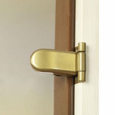Скляні двері для лазні та сауни GREUS Premium 70/190 бронза матова фото 6