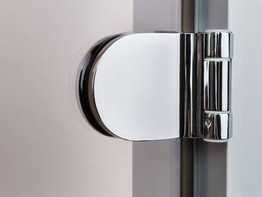 Скляні двері для хамама GREUS матова бронза 70/190 алюміній фото 2