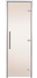 Стеклянная дверь для хамама GREUS Premium 80/200 бронза 108905 фото - 1