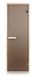 Стеклянная дверь для бани и сауны GREUS Classic матовая бронза 70/190 липа 107578 фото - 1