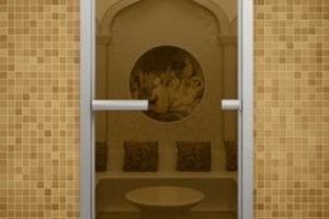 Стеклянные двери для хаммама и их эстетические свойства