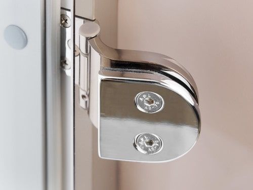 Стеклянная дверь для бани и сауны GREUS Classic прозрачная бронза 70/190 липа фото 5