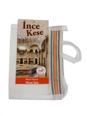 Кесе для тела мягкая белая INCE (полиэстер 35% / целлюлоза 65%) для хаммама - турецкой бани