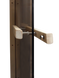 Стеклянная дверь для бани и сауны GREUS Magnet прозрачная бронза 70/190 липа 107130 фото - 3