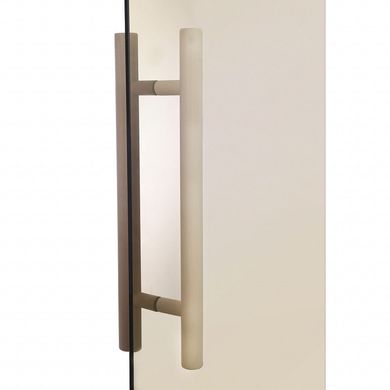 Стеклянная дверь для бани и сауны GREUS Premium 70/190 бронза матовая
