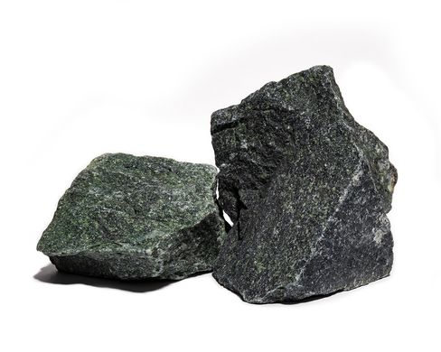 Камень пироксенит колотый (8-15 см) 20 кг для бани и сауны фото 2