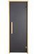 Дверь для сауны Tesli Lux Graphite Sateen 70/190 9_112084 фото - 1