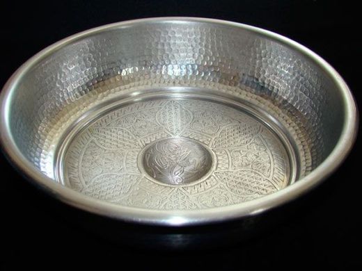 Чаша для омовения хром для хаммама - турецкой бани фото 2