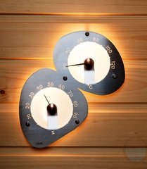Термогигрометр Cariitti с подсветкой для бани и сауны фото 1