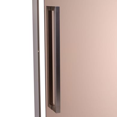 Скляні двері для хамама GREUS Exclusive 70/200 бронза 2 петлі фото 8