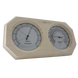 Термогігрометр Greus 26х14 липа для лазні та сауни 107180 зображення - 1