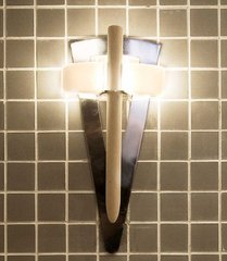 Светильник Факел TL 100 с деревянным стержнем Cariitti для бани и сауны фото 1